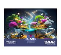 Coupe du Monde1000 Pièces Aquarelle Puzzle Cup Le Paysage pour Adultes De Jeu pour Adultes Premium avec Défis Créativité Et CommeCadeau70x50cm/1000pcs