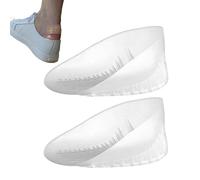 Coupe du talon en gel - Coussins d'absorption des chocs transparents en forme de U, inserts compensés pour chaussures antidérapantes pour éperon osseux, soutien pour soulager la fatigue du pied, sol