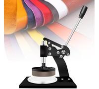 Coupe-échantillon De Tissu, Coupe-échantillon Rond D'épaisseur Réglable De 0 À 10 Mm, Outil De Presse À Main De Coupe De Disque De Tissu De 100 Cm² Avec 3 Tampons En PVC(10cm²blade)