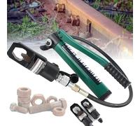 Coupe-écrou hydraulique, casse-écrou de type fendu (12 tonnes/16 tonnes) avec pompe manuelle, comprend des lames grandes et petites pour enlever les vis rouillées 12T