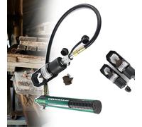 Coupe-écrous hydraulique à lame fendue avec pompe manuelle et lames de grande et petite taille pour le retrait des vis rouillées dans les secteurs de l'énergie, des voies ferrées et de la constructi