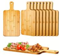 Coupe en bois pour la préparation de fruits, légumes, fromages et viandes avec éléments de design pratiques pour un usage quotidien (jaune)