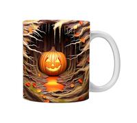 Coupe En Céramique D'Halloween - Tasse D'Halloween | Tasse En Céramique Avec Poignée | Rend De Jus | Coupe Fantôme | Bécheur De En | D'eau De 350 Ml Pour Les Centres De Tab