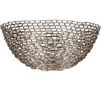 Coupe en métal doré 13x30cm - Décoration élégante pour la table, les fruits et les snacks