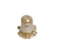 Coupe en verre de Murano de rechange pour lustre, plafonnier, lampe murale, petit culot E14 Col. Sole miel