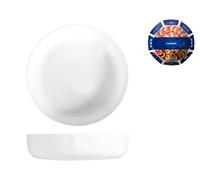 Coupe En Verre Opale Blanc Diwali 26Cm