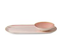 Coupe et plateau - Rose - Teas & C's Regency Maxwell & Williams
