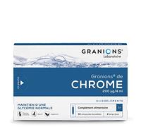 Laboratoire des GRANIONS – Ampoules Granions de Chrome 200 µg/4 ml – 30 ampoules