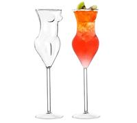 Coupe Femelle pour Champagne Cocktail Sexy Naked Glass Cup Beauté Body Whiskey Cup pour Fête Maison Bar