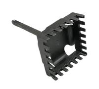 Coupe-fente - Poinçon de boîte électrique, outil de scie cloche carrée, lame oscillante de précision, poignée ergonomique pour travaux muraux, équipement de construction, mortaise rectangulaire pour p