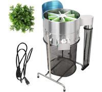 Coupe-feuilles électrique, 45,7 cm, 60 W, avec lames en acier inoxydable de qualité alimentaire pour couper à l'eau le romarin, la menthe, la coriandre