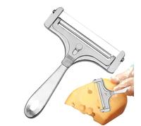 Coupe-fil à fromage : séparateur de bloc en acier inoxydable, coupe-fromage réglable, outil de service lourd, prise en main, D