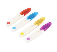 Coupe Fil Couture,4 PCS Cisailles à Coudre pour Couper le Fil avec Couvercle Coupe-fil à Coudre Cisailles à Fil en forme de U en Plastique pour Couture sur Mesure à Broder DIY