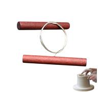 Coupe-fil D'argile - Outil De Coupe De Boue, Fil De CoupeDe Poterie Professionnel, Outil De CoupeEn Céramique Portatif, Trancheuse Torsadée En Acier Inoxydable | Utilisation Pour Les Fournitures D'a