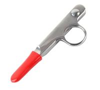 Coupe-Fil en Acier Inoxydable, Ciseaux de Couture, Coupe-Fil, Pinces à Coudre en Métal avec Manchon de Protection en Plastique Rouge pour la Couture et la Couture