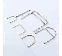 Coupe-fil en acier inoxydable en forme de U pour couper de l'argile et de la poterie sans effort, outil idéal pour les artistes (C)