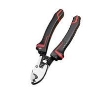 Coupe-fil ergonomique robuste adapté aux câbles épais en cuivre et aluminium, poignée anti-fatigue, durable, construction en alliage d'acier