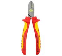 Coupe-Fil Isolé VDE 160 Mm Avec Dénudeur De Fil - T39073A 160-RND