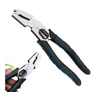 Coupe-fil - Pince à sertir multifonction 9 en 1 - Pince coupante de précision en acier haute performance - Pour dénuder, sertir et couper les câbles électriques