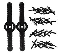 Coupe-fil pour tondeuses à gazon, 100 pièces d'accessoires robustes, Accessoires Pour Tondeuse À Gazon, Pour jardin terrasse véranda extérieur arrière-cour cour paysagiste parc maison espaces verts et