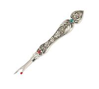 Coupe-fil vintage, outil de couture polyvalent en acier inoxydable avec point rouge, pratique pour enlever les fils à la maison