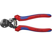 KNIPEX Outils - Coupe-câble métallique, multi-composants (9562160), 15,2 cm, avec verrou et ressort