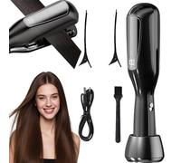 Coupe Fourche Cheveux, 2 En 1 Coupe Fourche Cheveux, Appareil D'élimination Des Fourches, Élimine Les Pointes Fourchues Et Les Cheveux Abîmés, Affichage LED, Rechargeable Usb (Noir)