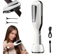 Coupe Fourche Cheveux,Appareil éliminateur De Pointes Fourchues Sans Fil,Tondeuse Portable Rechargeable Aux Ions Négatifs Avec Affichage LED,Pour La Maison Et Les Voyages (C1)