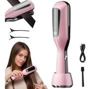 Coupe Fourche Cheveux,Appareil éliminateur De Pointes Fourchues Sans Fil,Tondeuse Portable Rechargeable Aux Ions Négatifs Avec Affichage LED,Pour La Maison Et Les Voyages (A1)