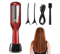 Coupe Fourche Cheveux,Coupe Fourches Et Pointes AbiméEs,2 En 1 Coupe Fourche Cheveux,IdéAle Pour La Maison Et Les Voyages (Rouge)