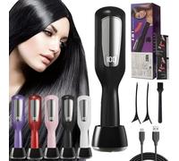 Coupe Fourche Cheveux et Pointes Abimées Sans Fil 2 en 1, avec Ions Négatifs, Élimine les Pointes Fourchues et les Cheveux Abîmés, pour Pointes Fourchues Sèches, Abîmées et Cassantes (Noir)