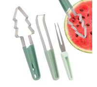 Coupe-fourchette à pastèque - Coupe-pastèque, outils de coupe de fruits, boules d'ananas, moules à cantaloup pour plage extérieure
