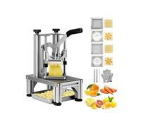 Coupe Frites Commercial 4 Lames Inox Avec Coupe Pomme Pour Restaurant 0,64-0,95cm