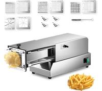 Coupe-Frites Commercial, Coupe-Pommes de Terre électrique, adapté aux Snack-Bars et aux magasins de Desserts of(Color:B)