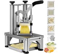 Coupe-Frites Commercial - VEVOR - Coupe-Légumes Fruits Multifonction - 4 Lames Inox