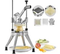 Coupe-Frites Commercial - VEVOR - Coupe-Légumes Fruits Multifonction - Lame 0,64 cm