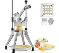 Coupe-Frites Commercial - VEVOR - Coupe-Légumes Fruits Multifonction Lame - 1,27 cm