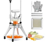 VEVOR Coupe-Frites Machine Coupeur de Pommes de Terre 1/4 po pour Couper des légumes/des Fruits/des Pommes de Terre/des oignons/des Champignons/des Pommes