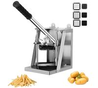 Coupe-Frites, Coupe-Pommes de Terre Manuel Mural, 3 Types de Lames de Grille Disponibles (7 mm/10 mm/14 mm), Coupe-Frites Commercial avec ventouses, pour Pomme de Terre, Carotte, Concombre 10mm
