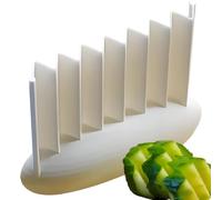 Coupe-frites croustillant | Coupe-cuisine avec lame en forme d'onde | Fraise 3D portable pour la préparation du déjeuner Fabrication de salades Croustilles de légumes Tranchage de