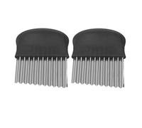 Coupe-frites De Pommes De Terre 2 Pièces, Couteau Ondulé En Acier Inoxydable, Déchiqueteuse De Pommes De Terre, Hachoirs à Légumes, Coupe-frites, Outil De Trancheuse Ondulée De Cuisine