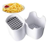 Coupe Frites, Decoupe Frite avec Lames, Trancheuse De Légumes, Trancheuse À Frite Manuelle, Coupe Fruit À Légume, Carottes avec Boîte De Sécurité, Passe Au Lave Vaisselle, Pommes De Terre, Découpeuse