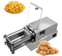 Coupe-frites électrique avec plusieurs lames pour trancher efficacement les légumes dans les restaurants et les maisons