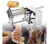 Coupe-Frites Électrique, Machine À Couper Les Frites Et Pommes De Terre, Avec 3 Lames Interchangeables De Tailles Différentes, Pour Une Utilisation Commerciale, Industrielle Et En Restauration.