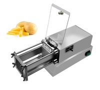 Coupe-frites électrique professionnel en acier inoxydable avec lames pour oignons, carottes, concombres - Outil de préparation des aliments sans effort
