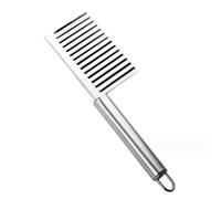 Coupe-frites Gaufré - Trancheuse À Légumes Ondulée Multifonction, Outil De Cuisine Portatif, Hachoir Ondulé Pour Fruits Et Pommes Terre, Lame Durable En Acier Inoxydable Avec Poignée Ergonomique | Lég