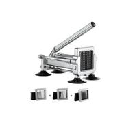 Coupe-Frites Manuel Avec Lames en Acier Inox de 1/2" 3/8" 1/4" Pour Les Légumes