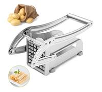 Coupe-Frites Professionnel Machine à Couper les Frites Domestique et Commercial en Acier Inoxydable avec 2 Lames de Différentes Tailles 9/12mm