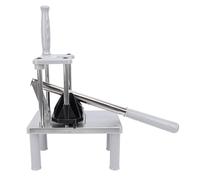 Coupe-frites professionnel - -pommes de terre en acier inoxydable avec lames de rechange - Poignée ergonomique pour légumes, concombres, carottes