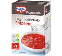 Coupe froide de fruits à la fraise sans cuisson